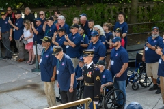 Wreath laying